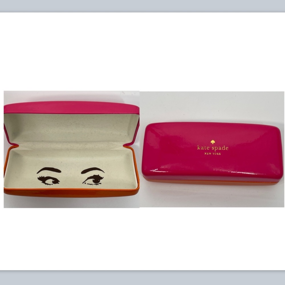 Kate Spade New York- Two - Tone Clamshell Eyeglass Case